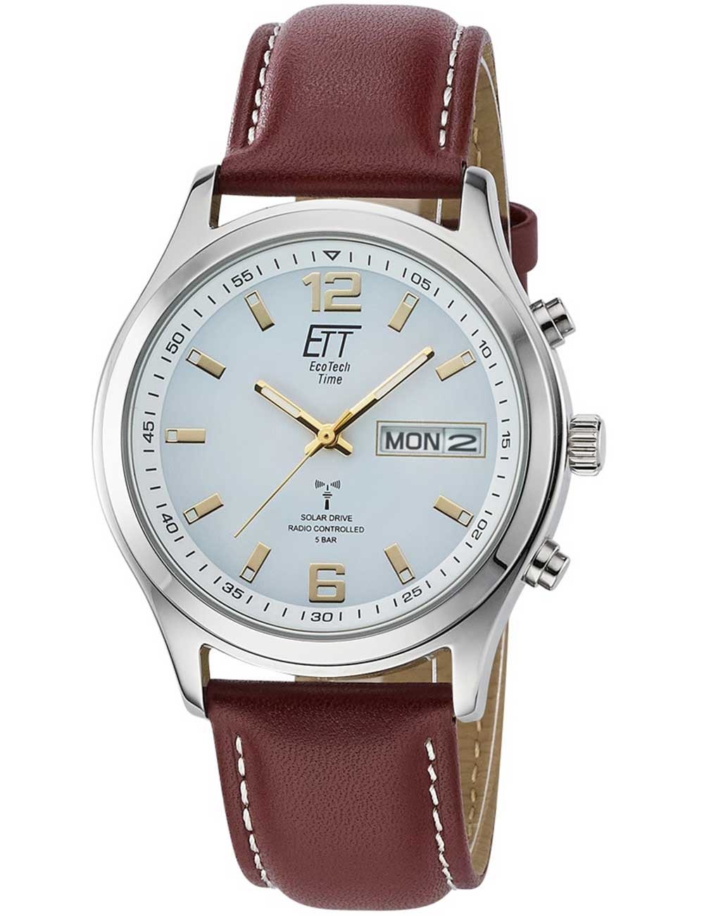 orologio uomo ETT EGS-11248-12L Solar Drive Radio Controlled Gobi Men's 40mm 5ATM