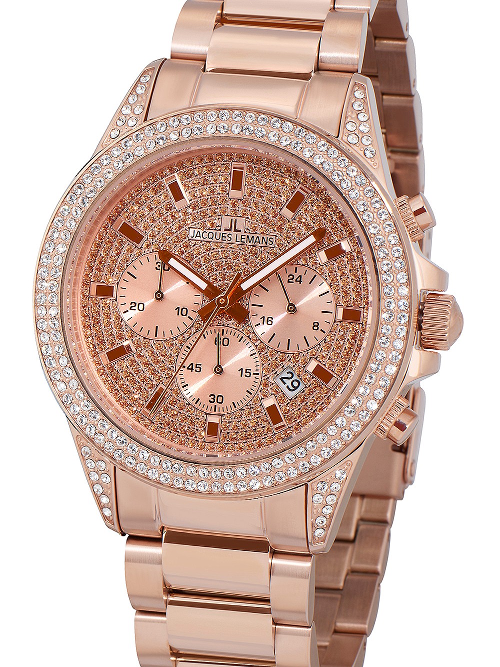orologio donna Jacques Lemans 1-2051B La Passion chrono Unisex 42mm 10ATM