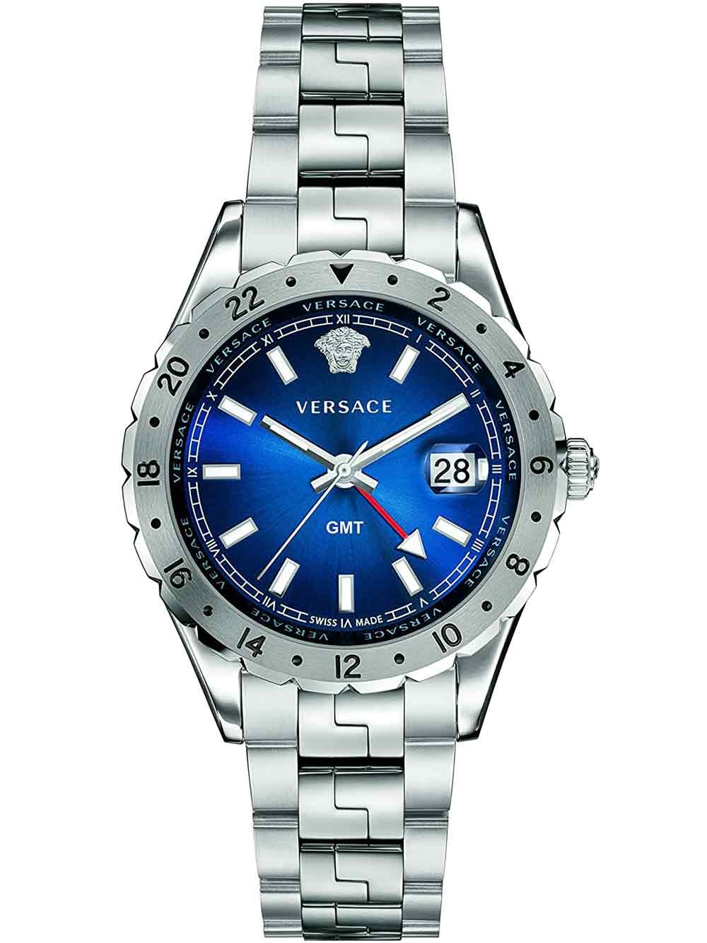 orologio uomo Versace V11010015 Hellenyium GMT men`s watch 42mm 5ATM