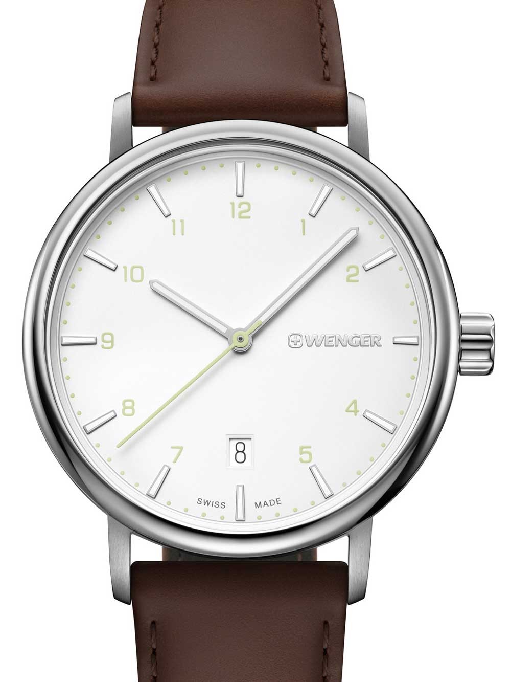 orologio uomo Wenger 01.1731.117 Urban Classic men`s 40mm 10 ATM