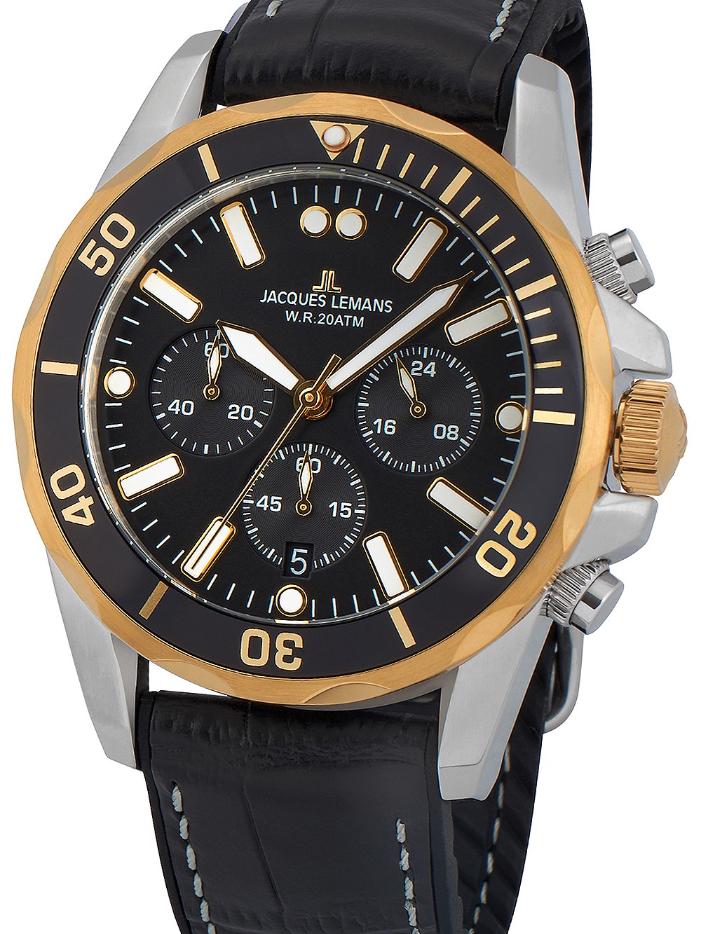 orologio uomo Jacques Lemans 1-2091D Liverpool chrono 43mm 20ATM