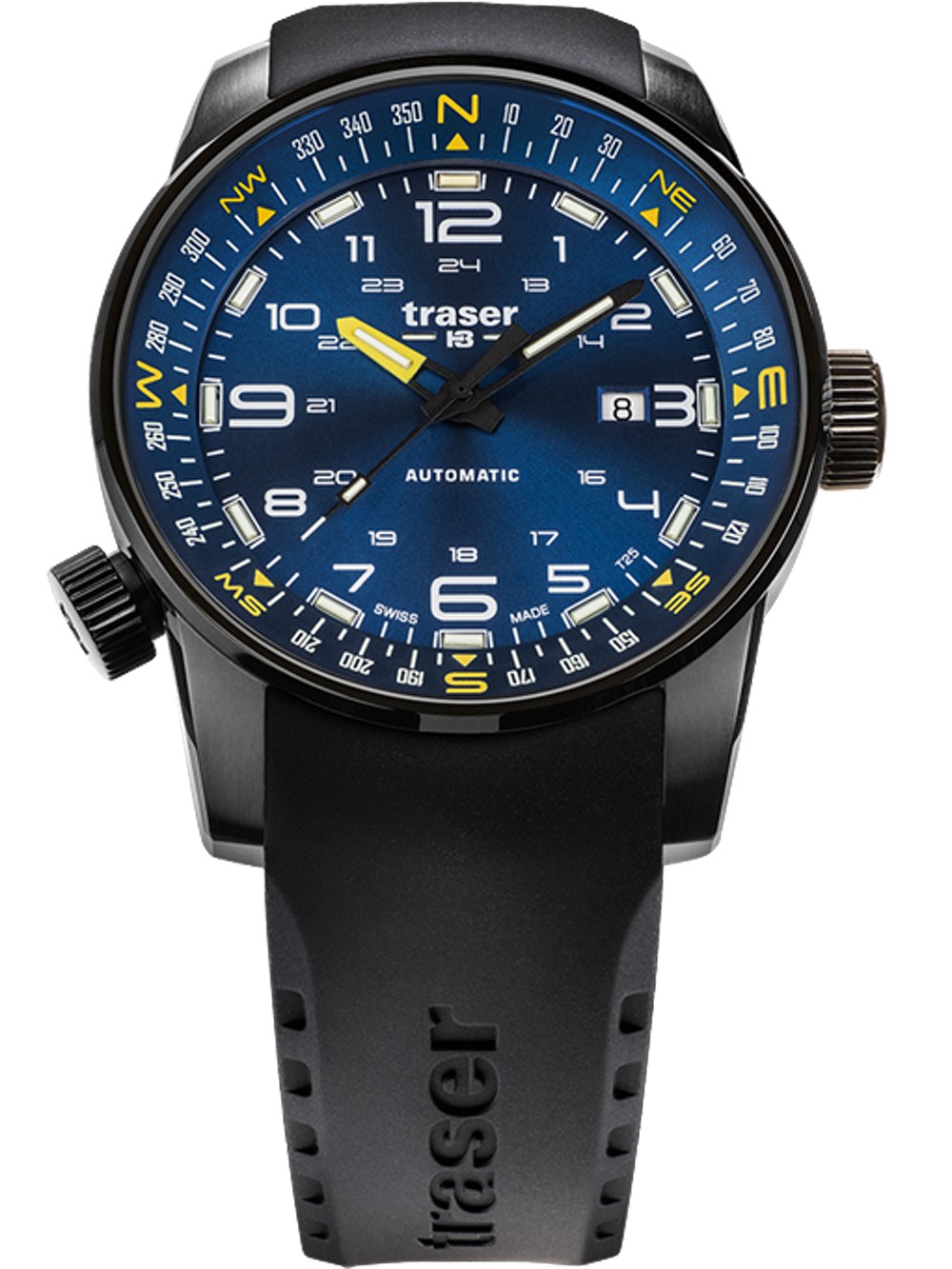 orologio uomo Traser H3 109742 P68 Pathfinder automatic 46mm 10ATM
