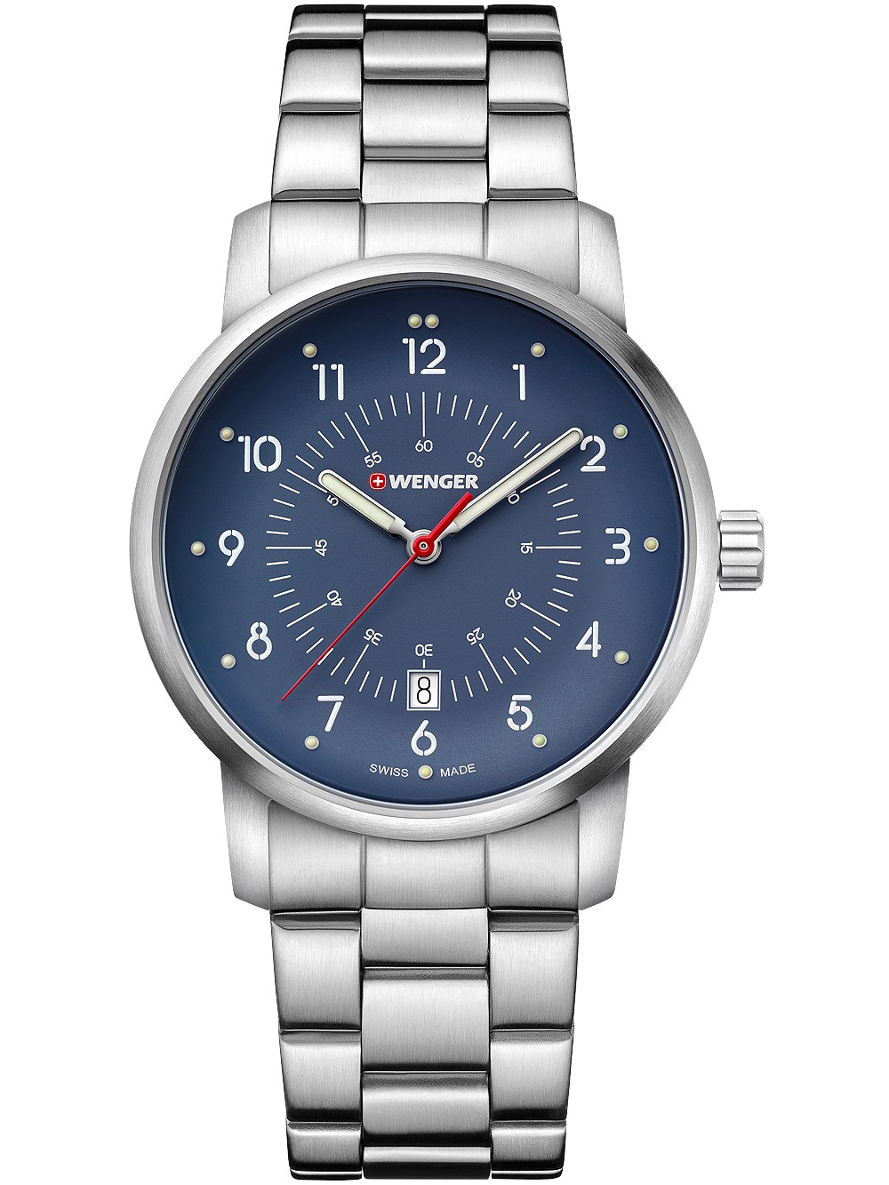 orologio uomo Wenger 01.1641.118 Avenue men`s 42mm 10ATM
