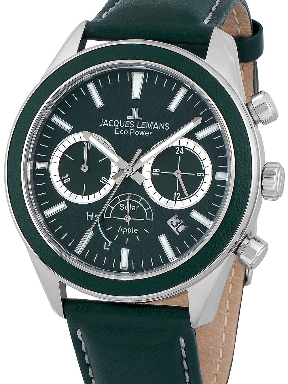 orologio uomo Jacques Lemans 1-2115D Eco Power Apple 44mm 10ATM