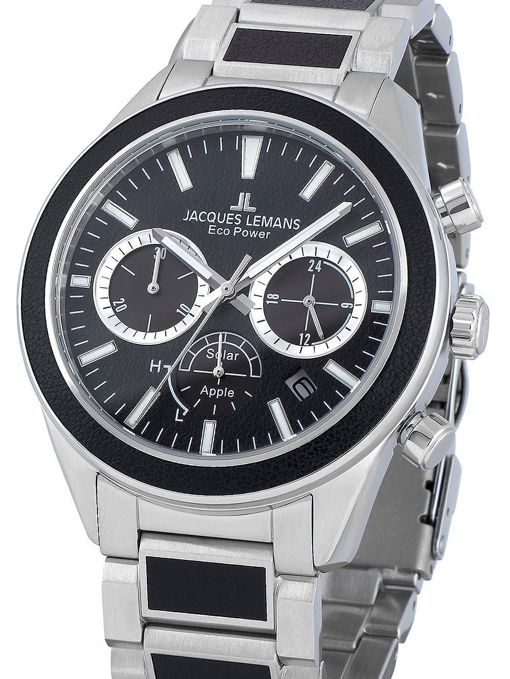orologio uomo Jacques Lemans 1-2115F Eco Power Apple 44mm 10ATM