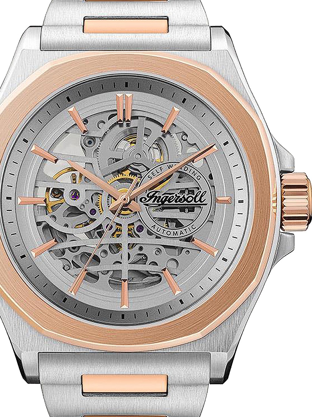 orologio uomo Ingersoll I09304 The Orville automatic 44mm 5ATM