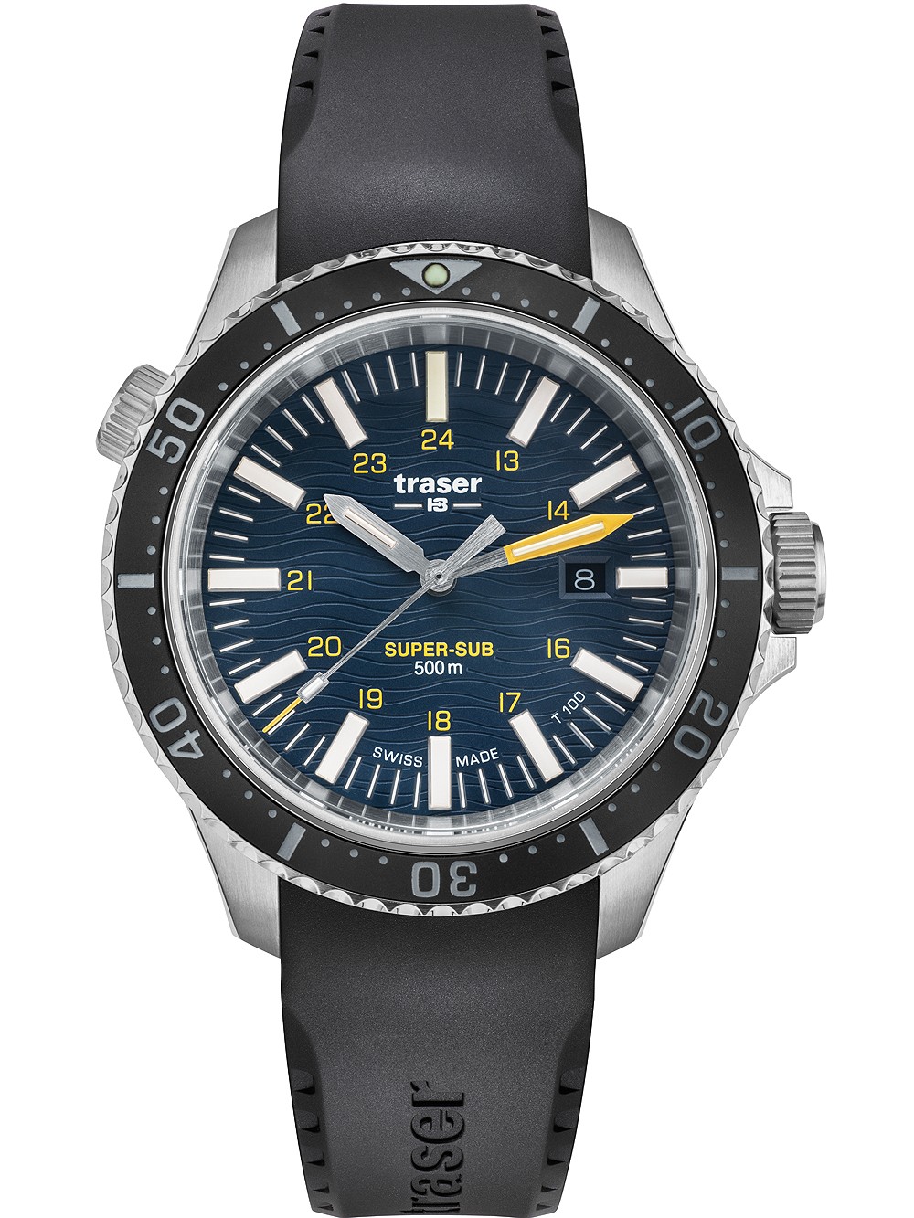 orologio uomo Traser H3 109371 P67 T100 SuperSub Blue 46mm 50ATM