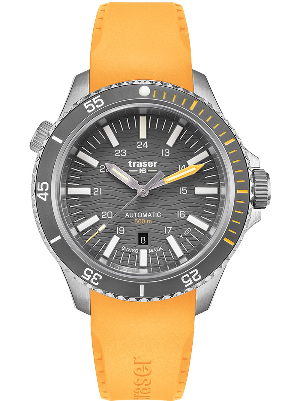 orologio uomo Traser H3 110331 P67 Diver Automatic T100 Grey Mens Watch 46mm 50ATM