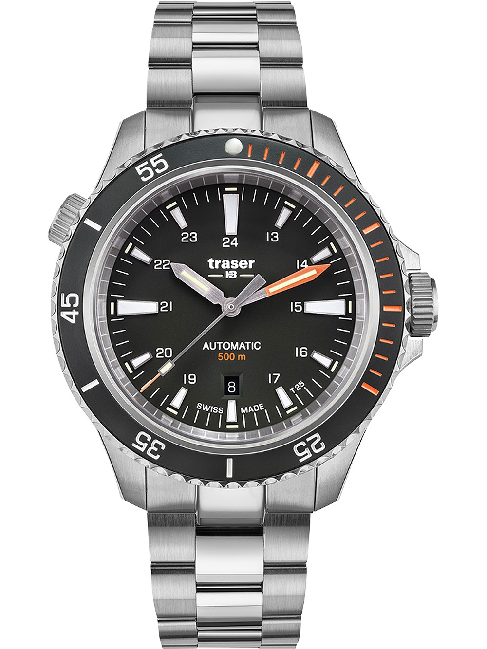 orologio uomo Traser H3 110321 P67 Diver Automatic Black Special Set Mens Watch 46mm 50ATM