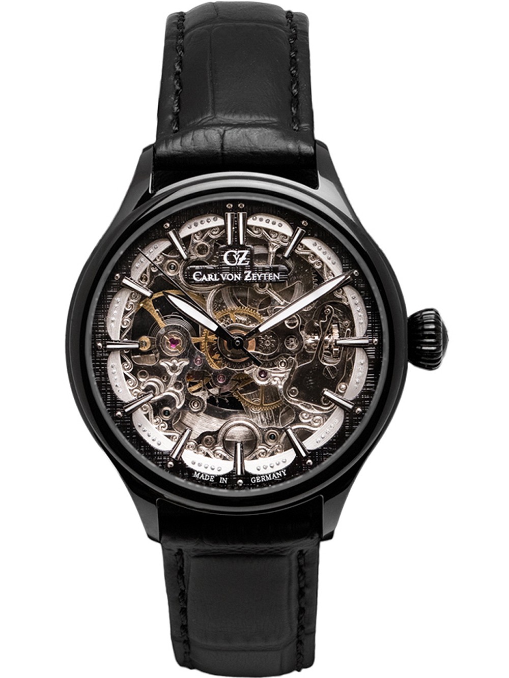 orologio donna Carl von Zeyten CVZ0072BBKS Horbach automatic 38mm 3ATM