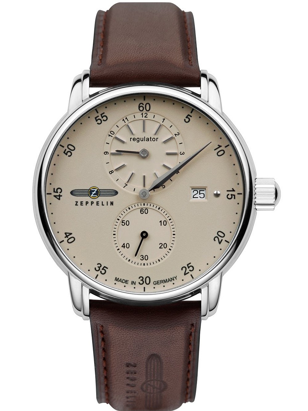 orologio uomo Zeppelin 8622-5 New Captains Line automatic 43mm 5ATM