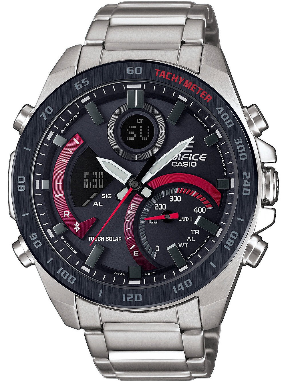orologio uomo Casio ECB-900DB-1AER Edifice solar Mens Watch 46mm 10ATM