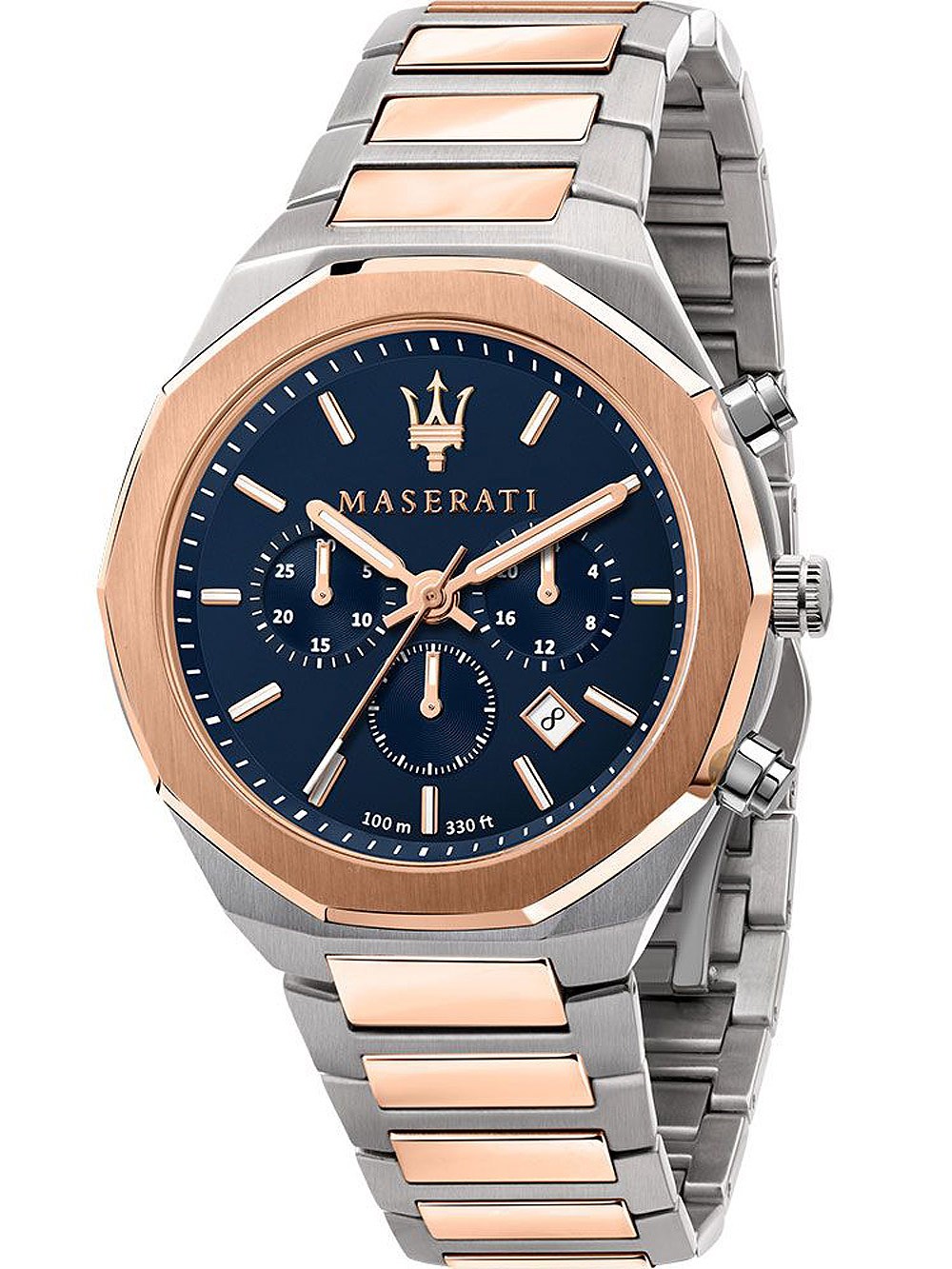 orologio uomo Maserati R8873642002 Stile chrono 45mm 10ATM