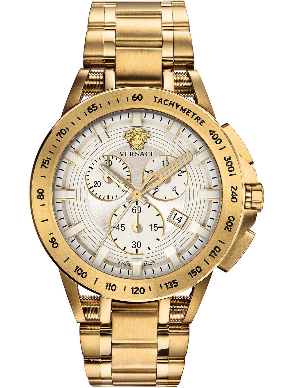 orologio uomo Versace VE3E00721 New Sport Tech Chronograph Mens Watch 45mm 10ATM