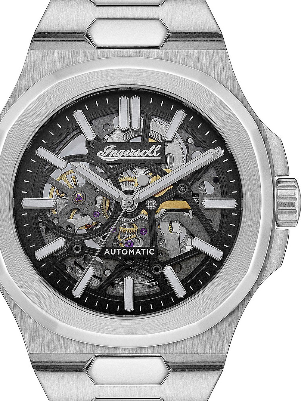 orologio uomo Ingersoll I12501 The Catalina Automatic Mens Watch 44mm 5ATM