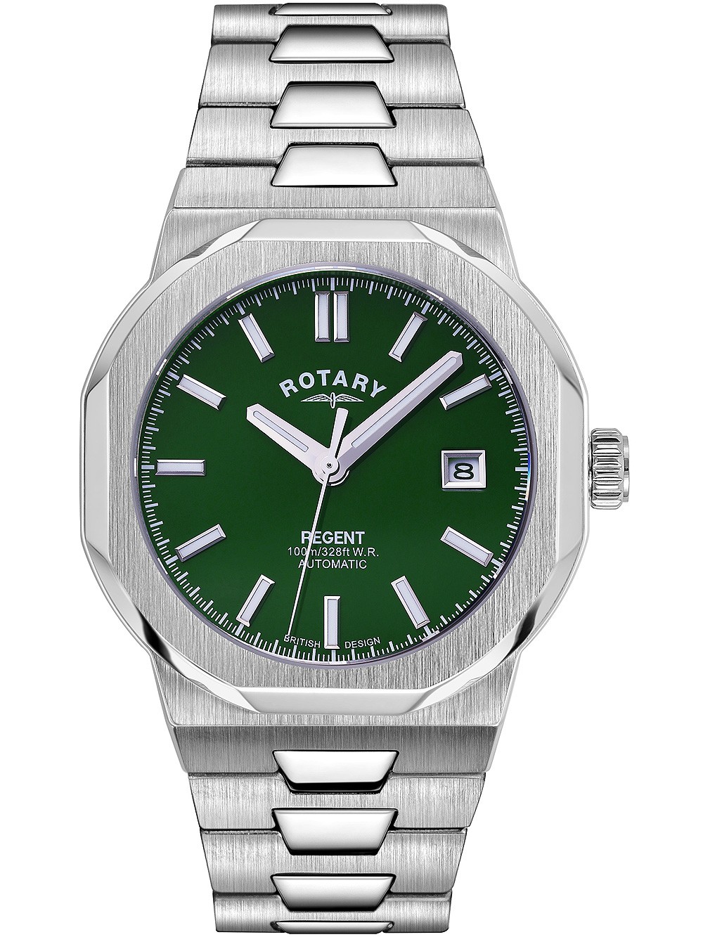 orologio uomo Rotary GB05410/24 Regent Automatic Mens Watch 40mm 10ATM