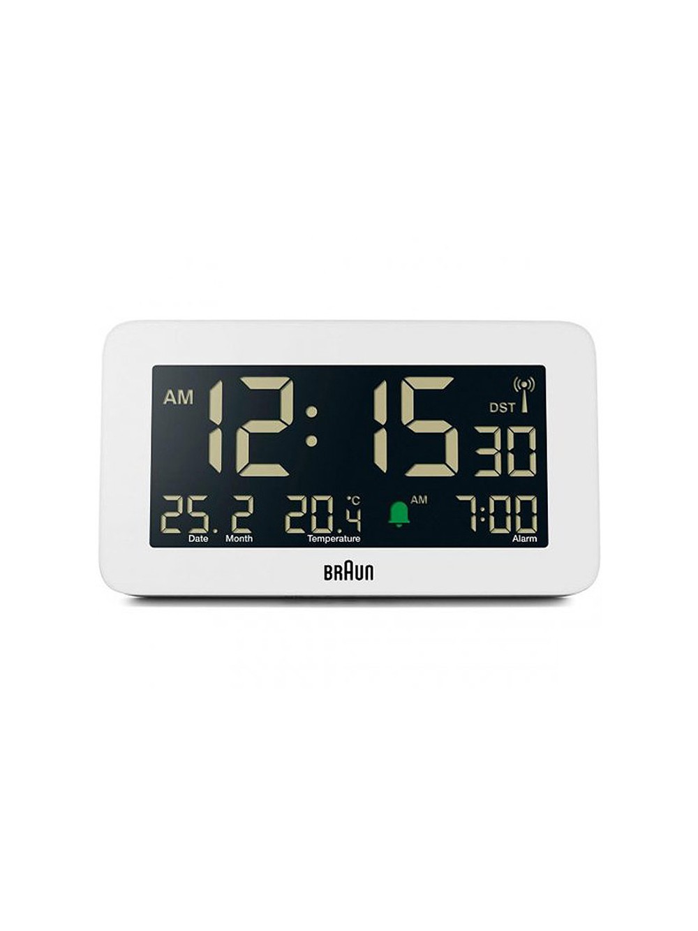 sveglia Braun BC10W-DCF digital radio alarm clock