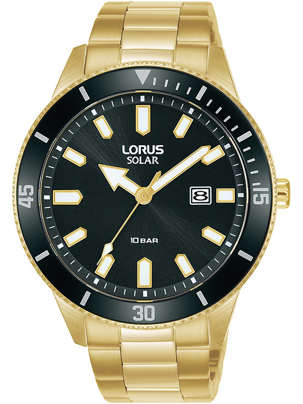 orologio uomo Lorus RX308AX9 solar Mens Watch 43mm 10ATM