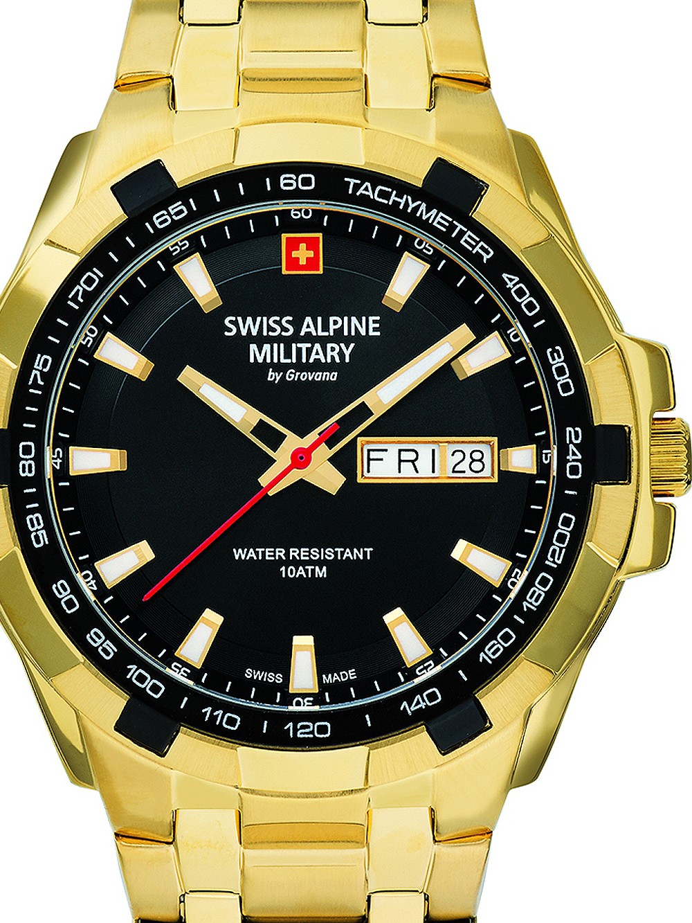 orologio uomo Swiss Alpine Military 7043.1117 Day-Date 42mm 10ATM