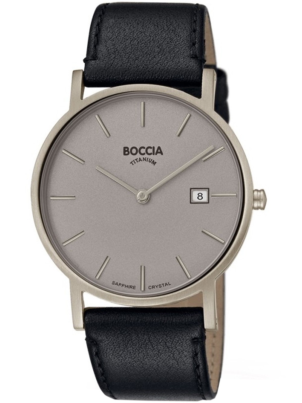 orologio uomo Boccia 3637-01 Men`s Watch Titanium 37mm 5ATM