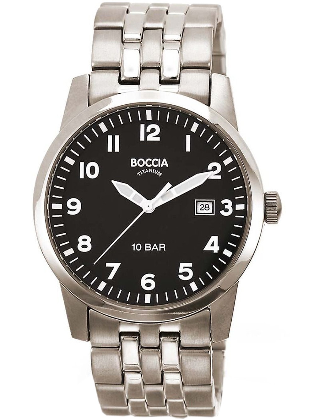 orologio uomo Boccia 3631-02 Men`s Watch Titanium 38mm 10ATM