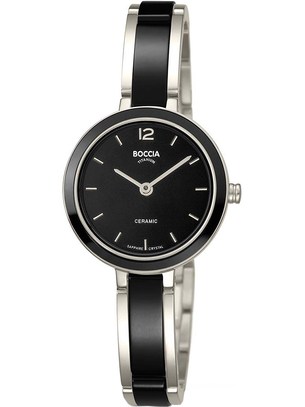 orologio donna Boccia 3333-02 Ladies Watch Ceramic Titanium 29mm 5ATM