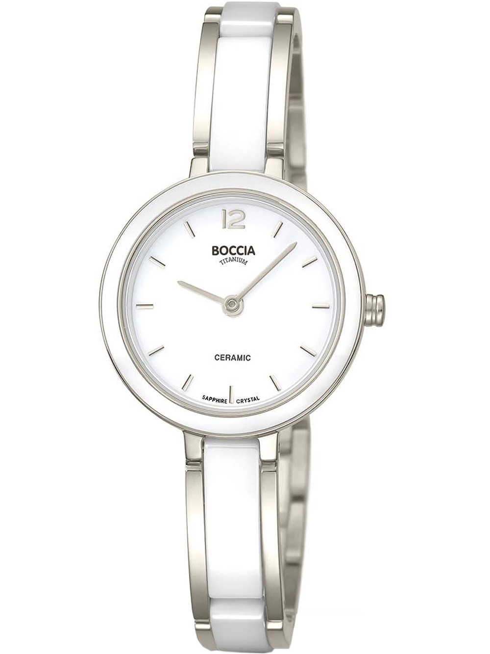 orologio donna Boccia 3333-01 Ladies Watch Ceramic Titanium 29mm 5ATM