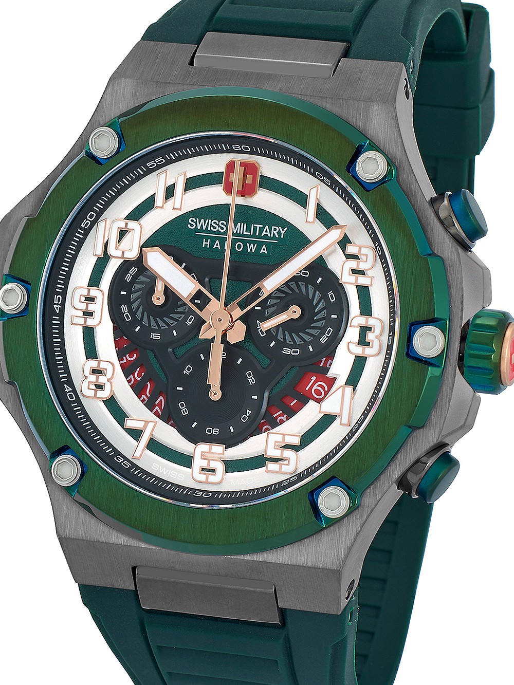 orologio uomo Swiss Military Hanowa SMWGO0000640 Mission X4 Chrono 44 mm 10ATM