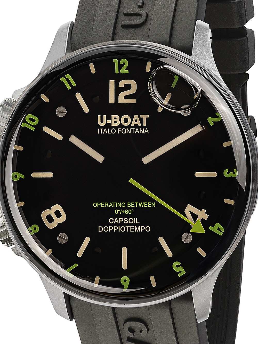 orologio uomo U-Boat 8838/A Capsoil Doppiotempo SS GMT 45mm 10ATM
