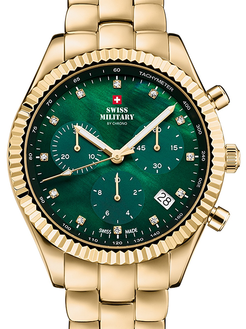 orologio donna Swiss Military SM30207.04 Elegant Chronograph Ladies Watch 38mm 5ATM