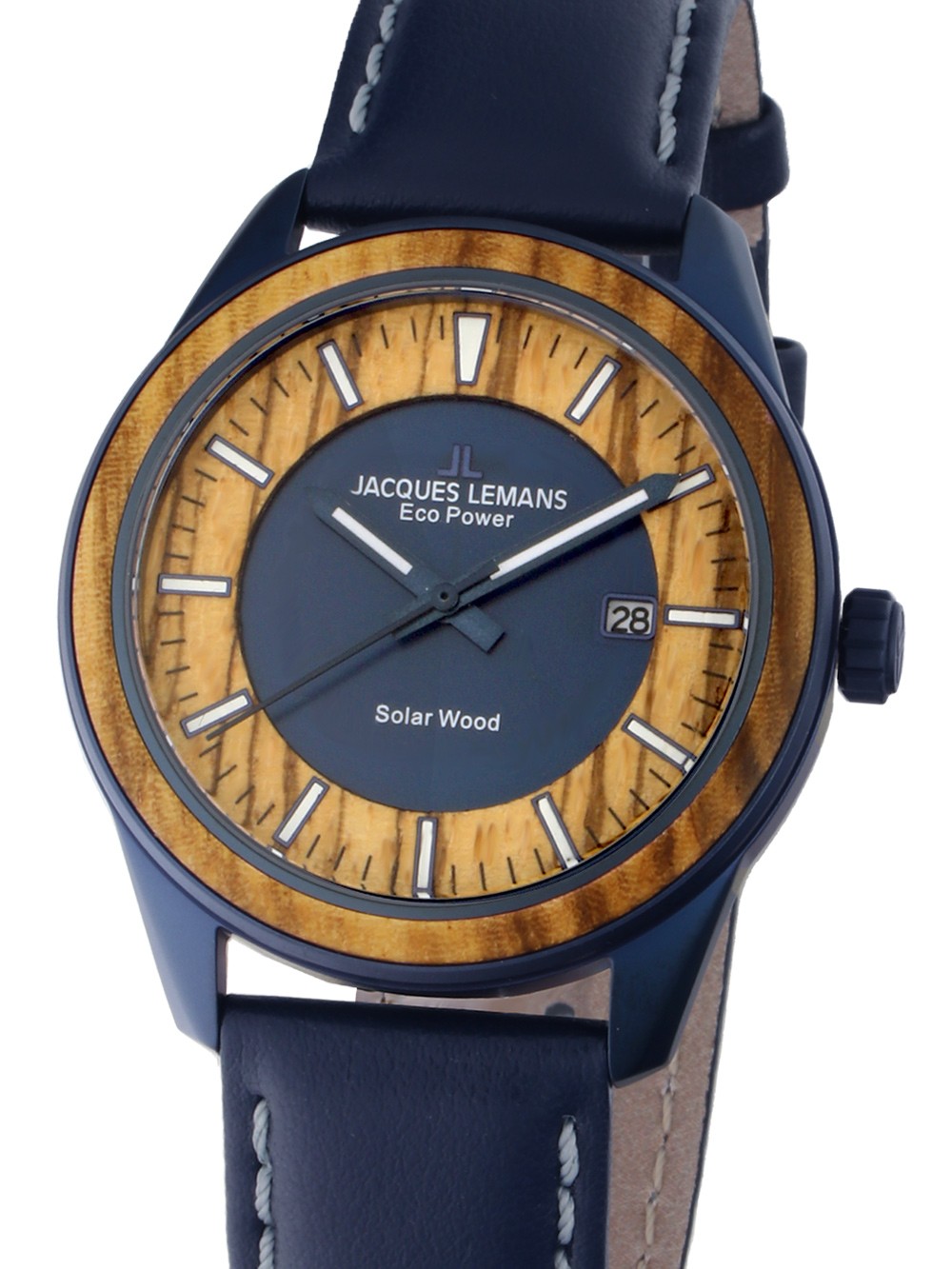 orologio uomo Jacques Lemans 1-2116K Eco-Power men`s Solar Mens Watch 40 mm