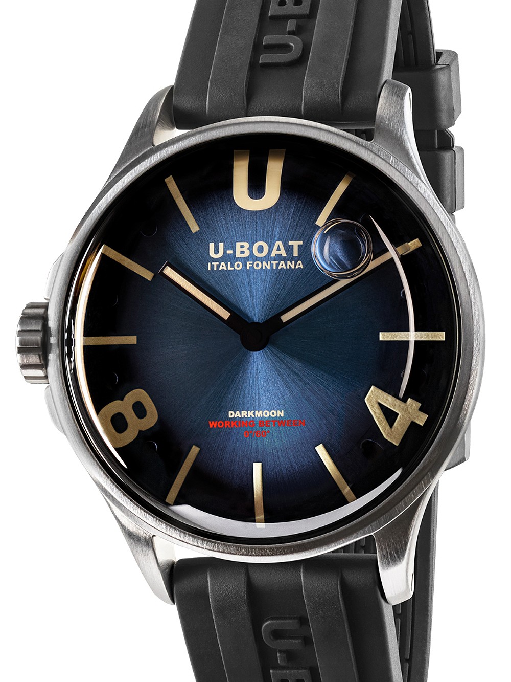 orologio uomo U-Boat 9021/C Darkmoon 41,5mm SS 5ATM
