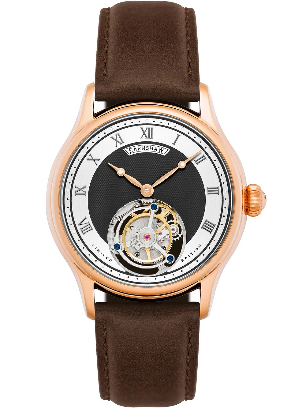 orologio uomo Thomas Earnshaw ES-8213-03 Palmerston Tourbillon Skeleton Mens Watch