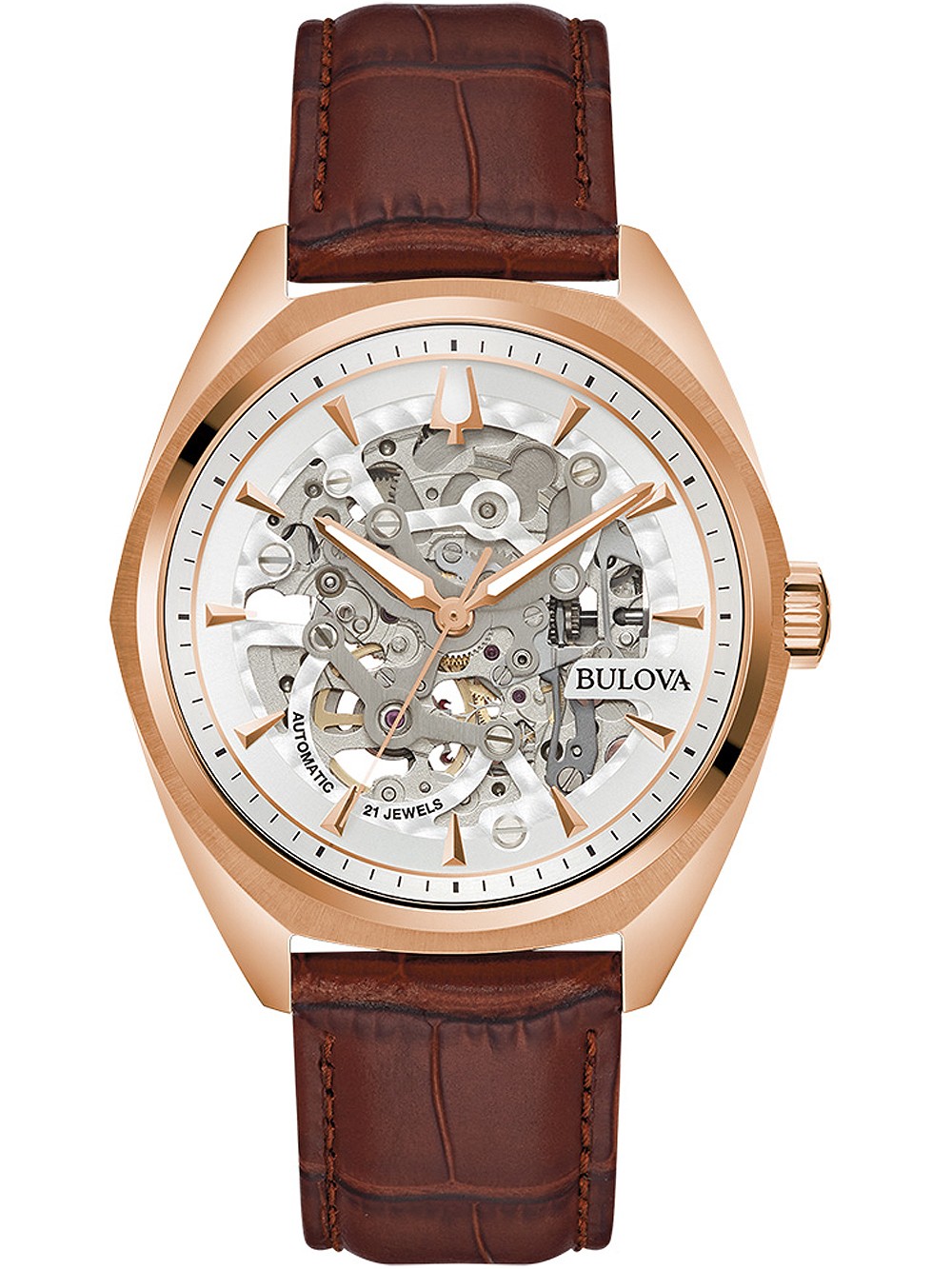 orologio uomo Bulova 97A175 Classic Automatic Mens Watch 41mm 3ATM