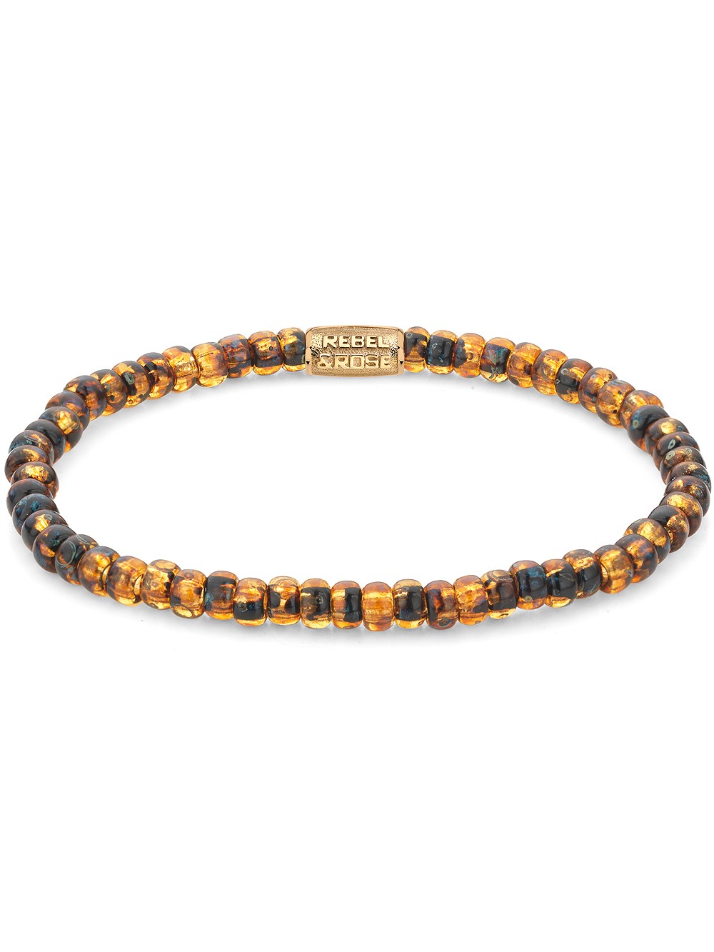 bracciale donna Rebel & Rose Bracelet Glass Rocks Tiger RR-40114-G-S ladies