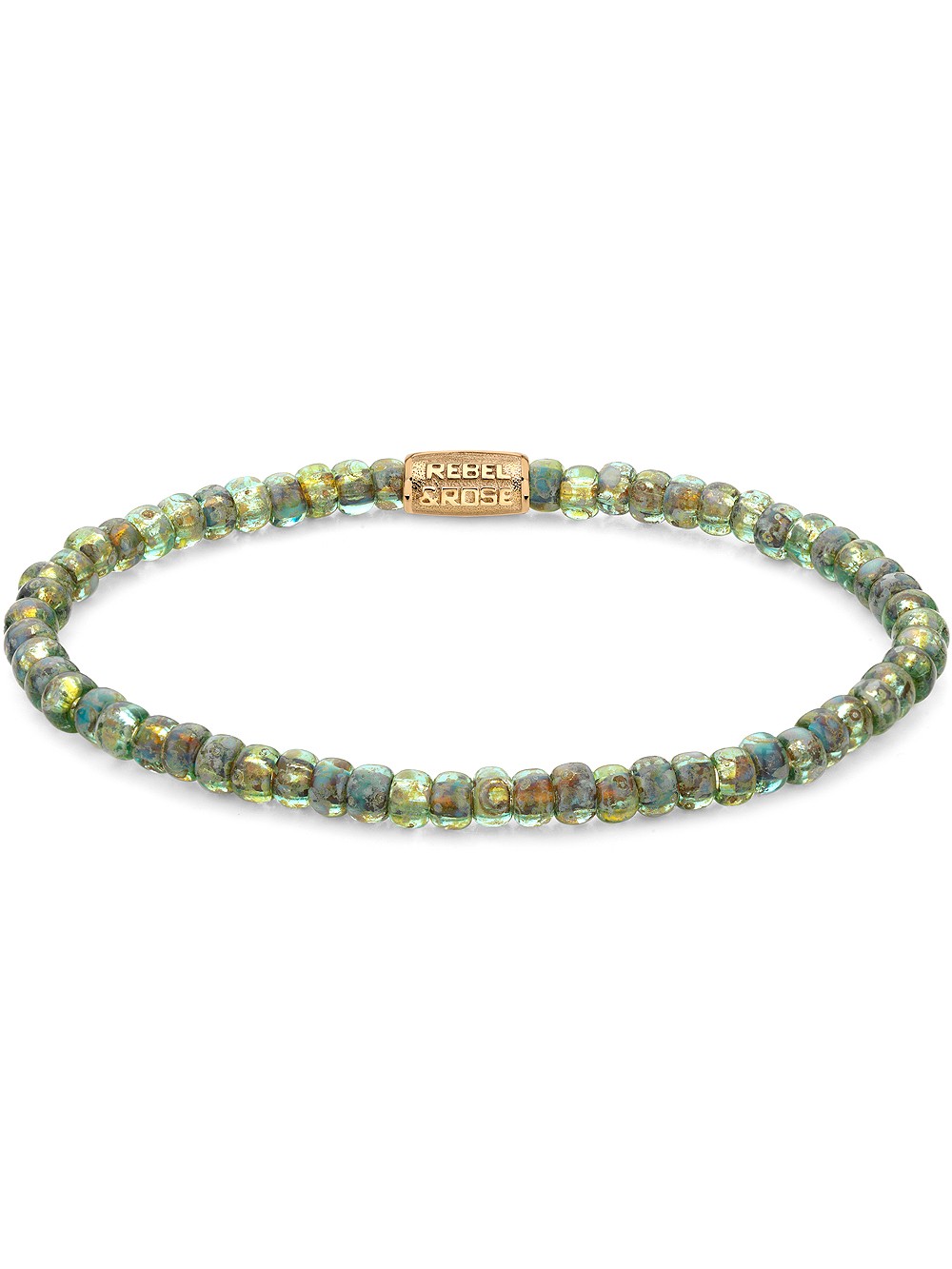bracciale donna Rebel & Rose Bracelet Glass Rocks Secret Garden RR-40115-G-S ladies