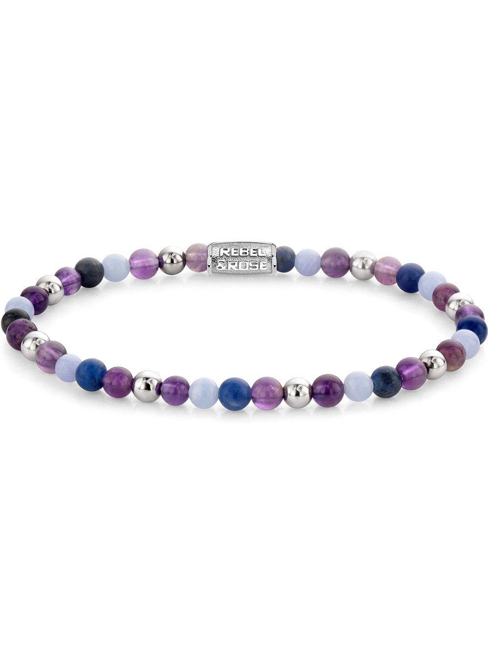 bracciale donna Rebel & Rose Bracelet Are Violets Blue RR-40102-S-S ladies