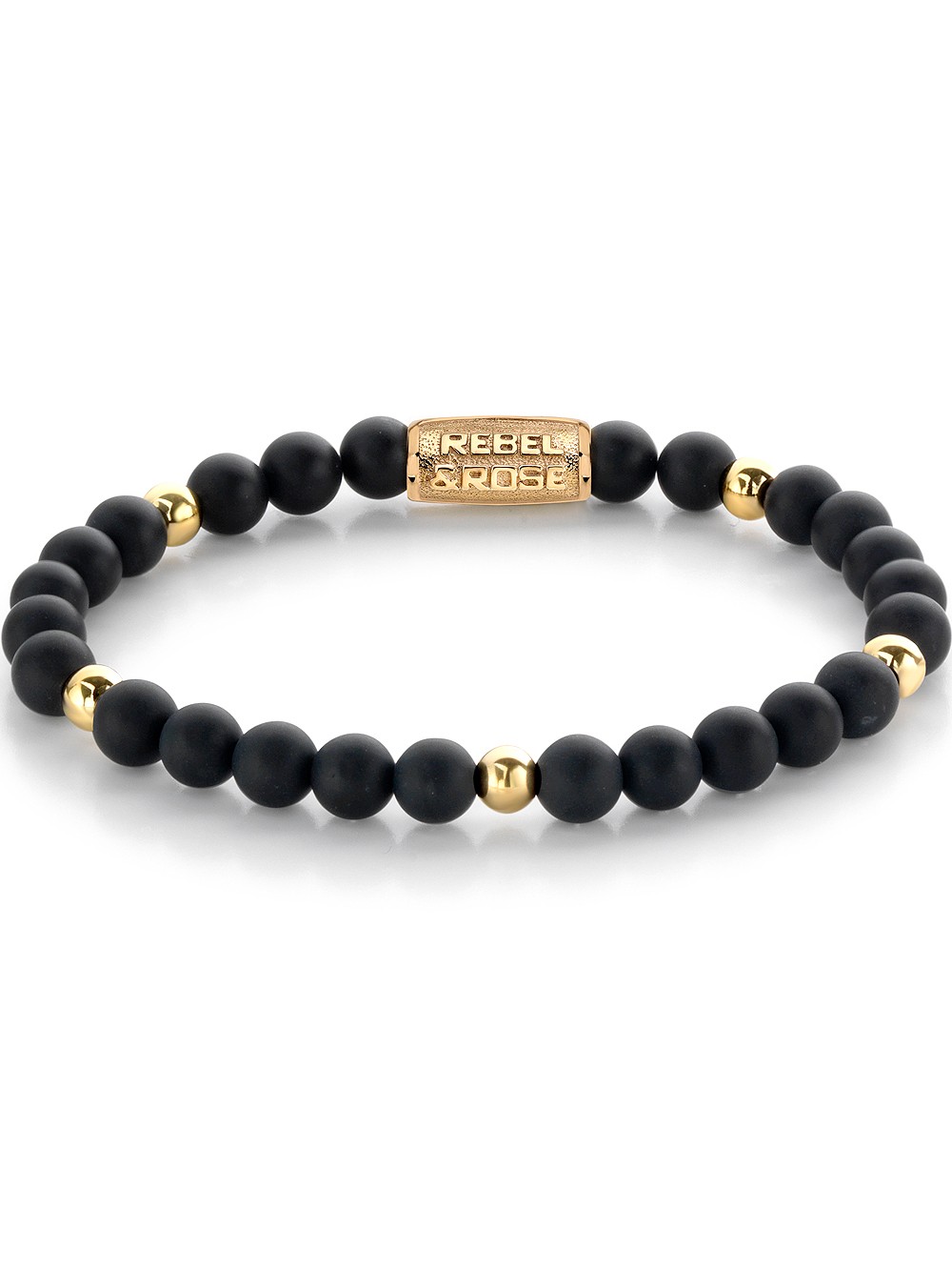 bracciale donna Rebel & Rose Bracelet Matt Black Madonna RR-60078-G-S Unisex