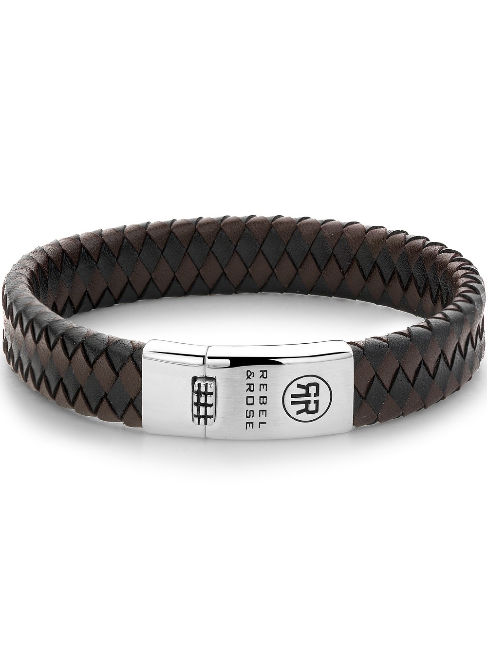 bracciale uomo Rebel & Rose Bracelet Braided Flat RR-L0126-S-L mens