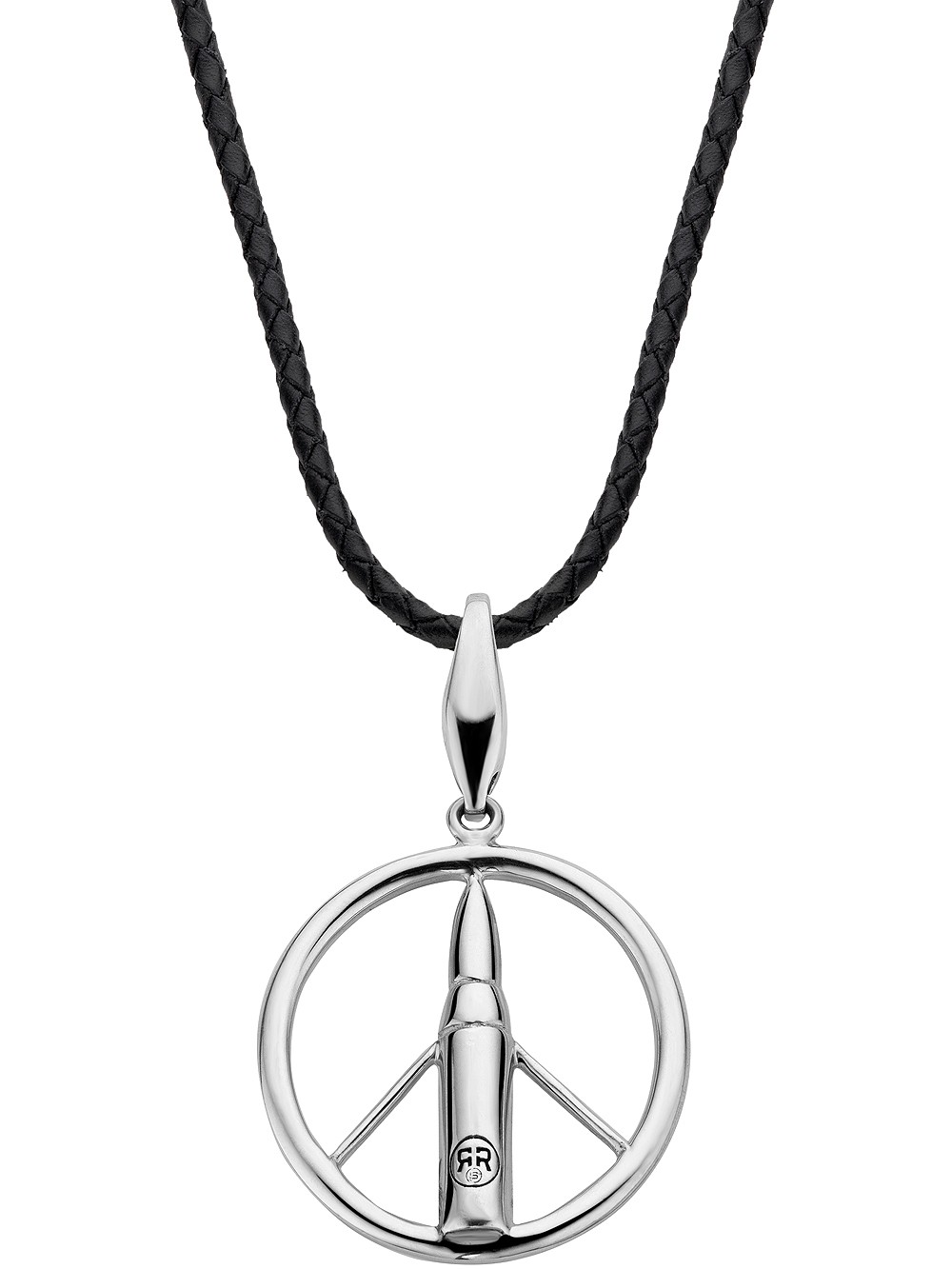 collana uomo Rebel & Rose RR-NL017-S-L Make Love Not War Unisex Necklace 70cm