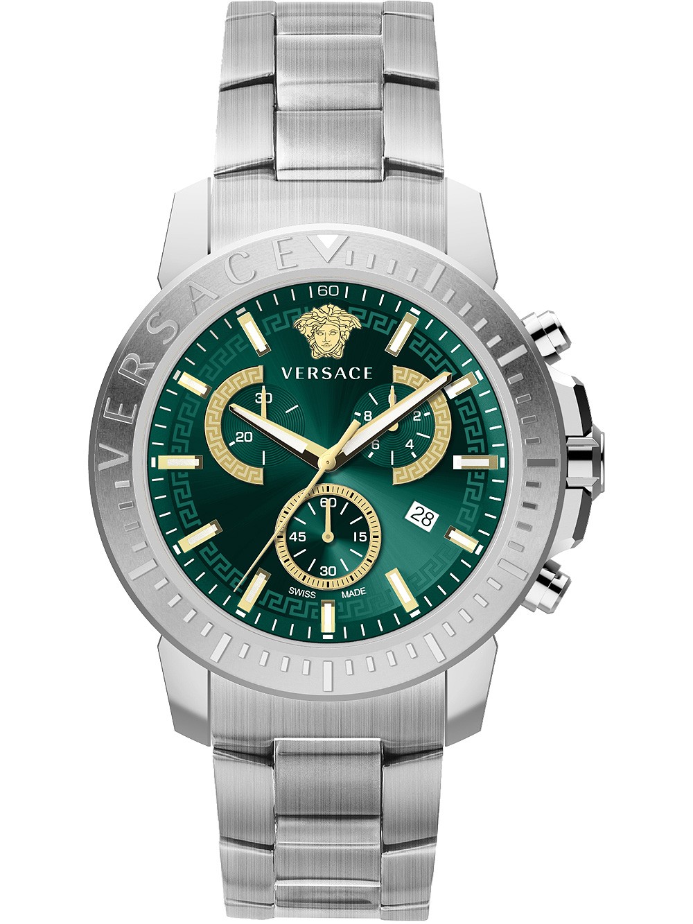 orologio uomo Versace VE2E00821 New Chronograph Mens Watch 45mm 5ATM