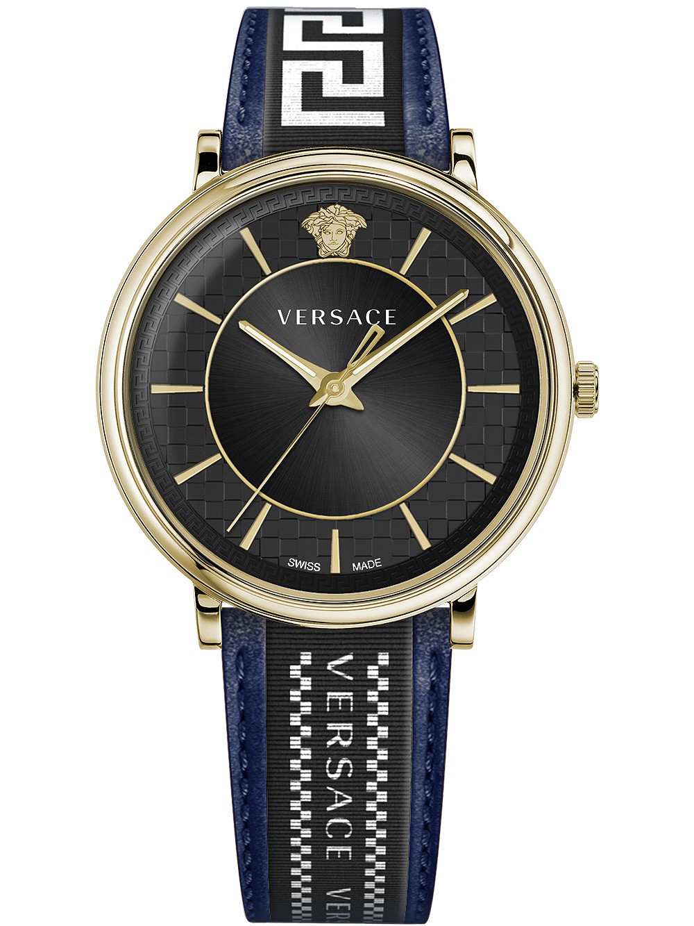 orologio uomo Versace VE5A01521 V-Circle Mens Watch 42mm 5ATM