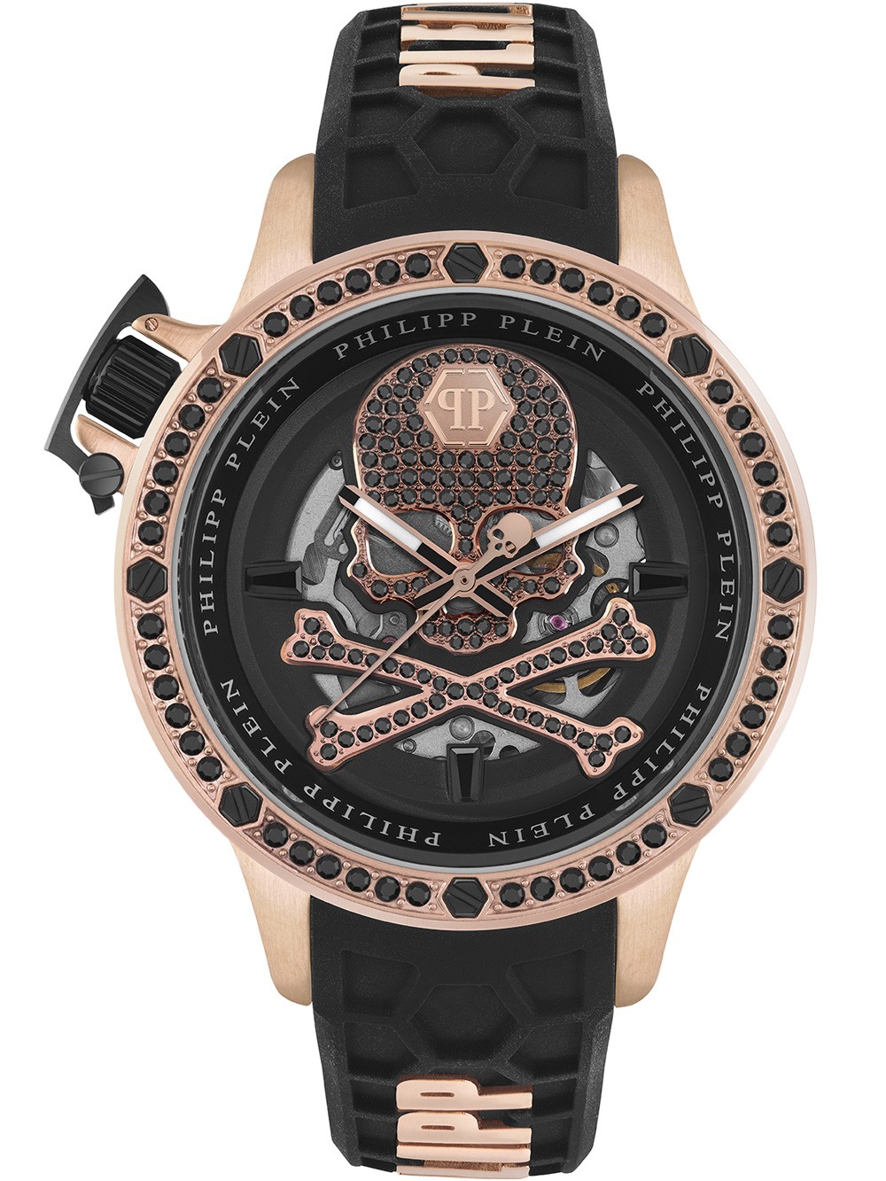 orologio uomo Philipp Plein PWUAA0323 Hyper Sport Automatic Mens Watch 46mm 5ATM