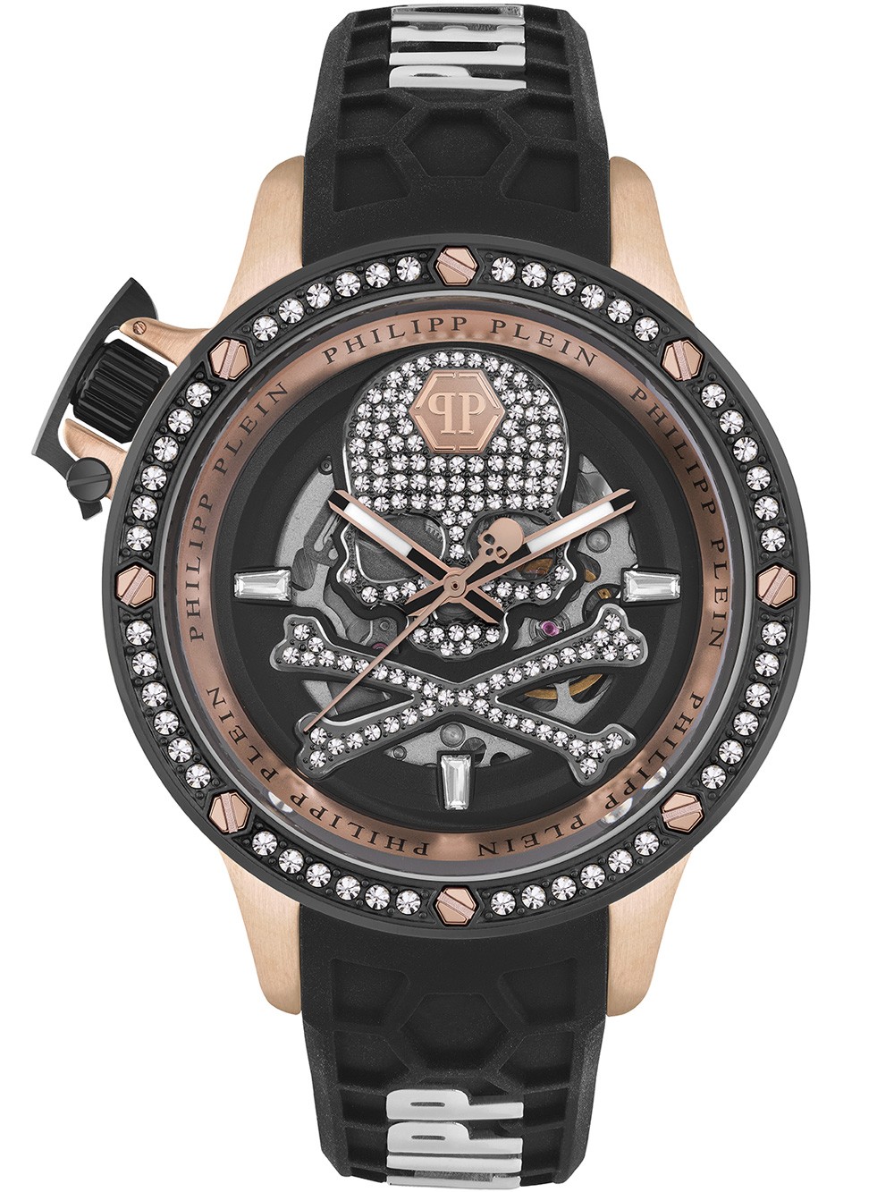 orologio uomo Philipp Plein PWUAA0223 Hyper Sport Automatic Mens Watch 46mm 5ATM