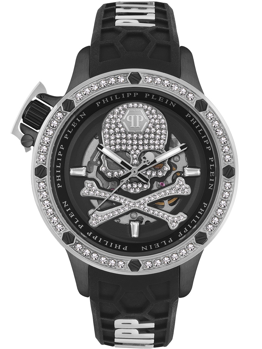 orologio uomo Philipp Plein PWUAA0123 Hyper Sport Automatic Mens Watch 46mm 5ATM
