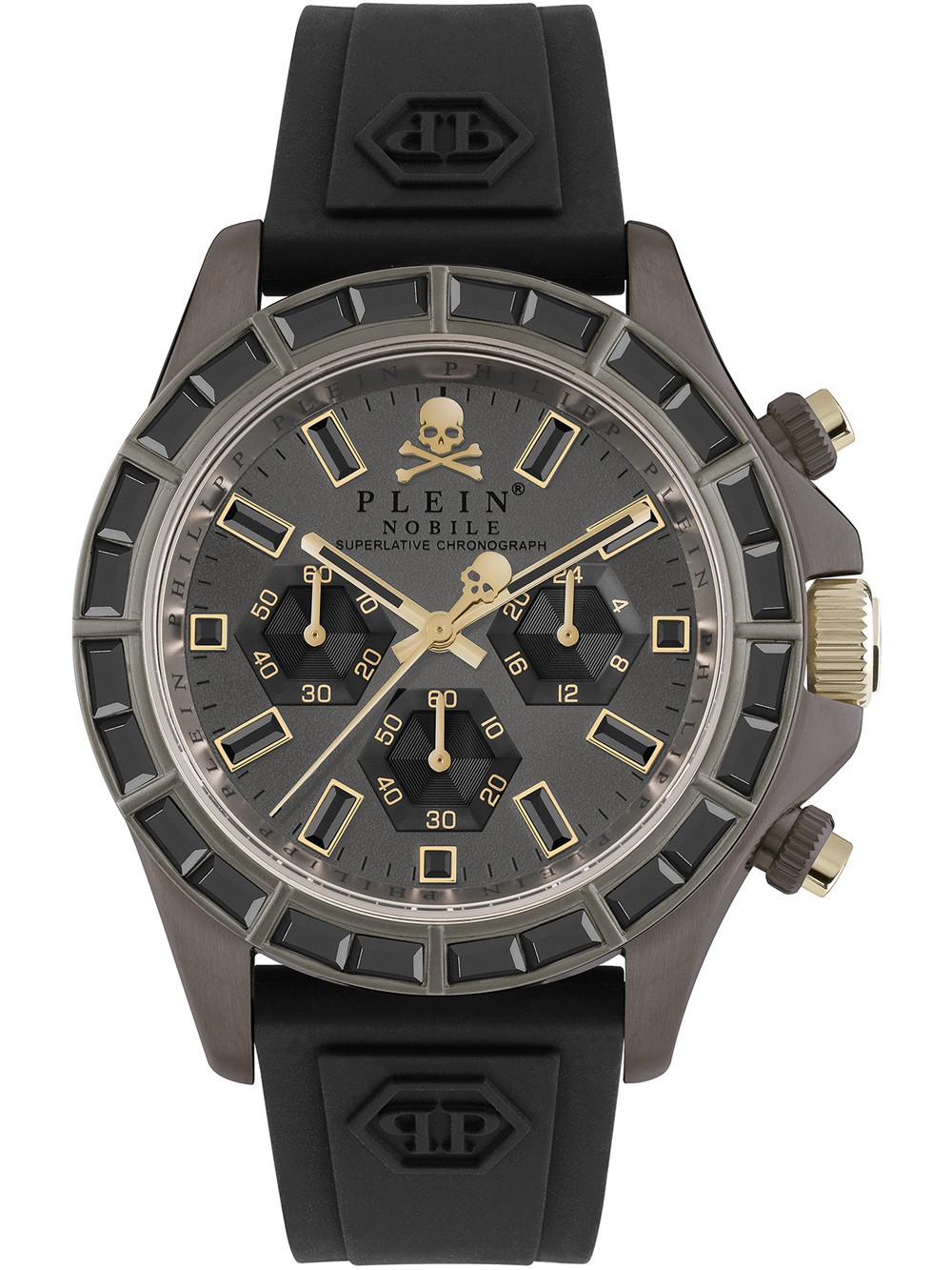 orologio uomo Philipp Plein PWVAA0323 Street Couture Chronograph Mens Watch 43mm 5ATM