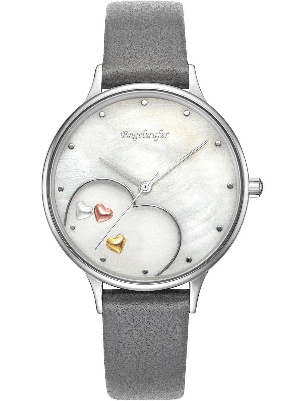 orologio donna Engelsrufer ERWA-HEART-LGY1-MS Happy Hearts Ladies Watch 34mm 5ATM
