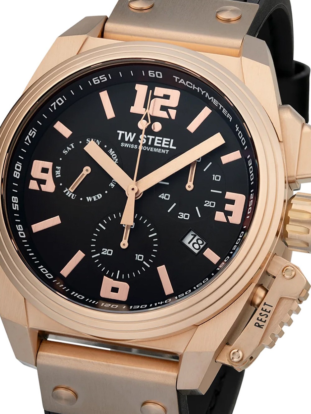 orologio uomo TW-Steel TW1115 Canteen Chronograph Mens Watch 46mm 10ATM