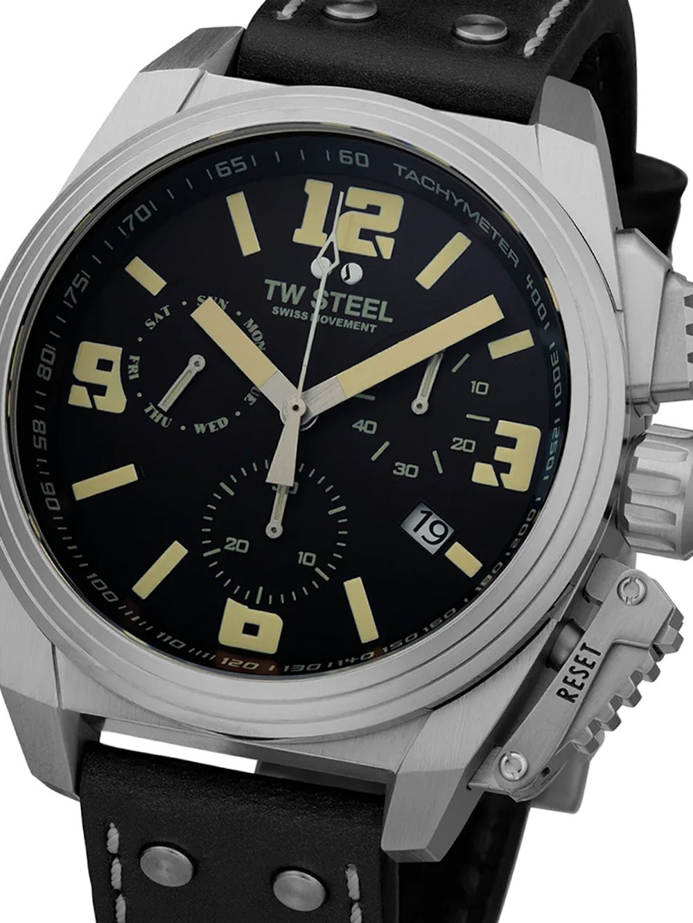orologio uomo TW-Steel TW1111 Canteen Chronograph Mens Watch 46mm 10ATM