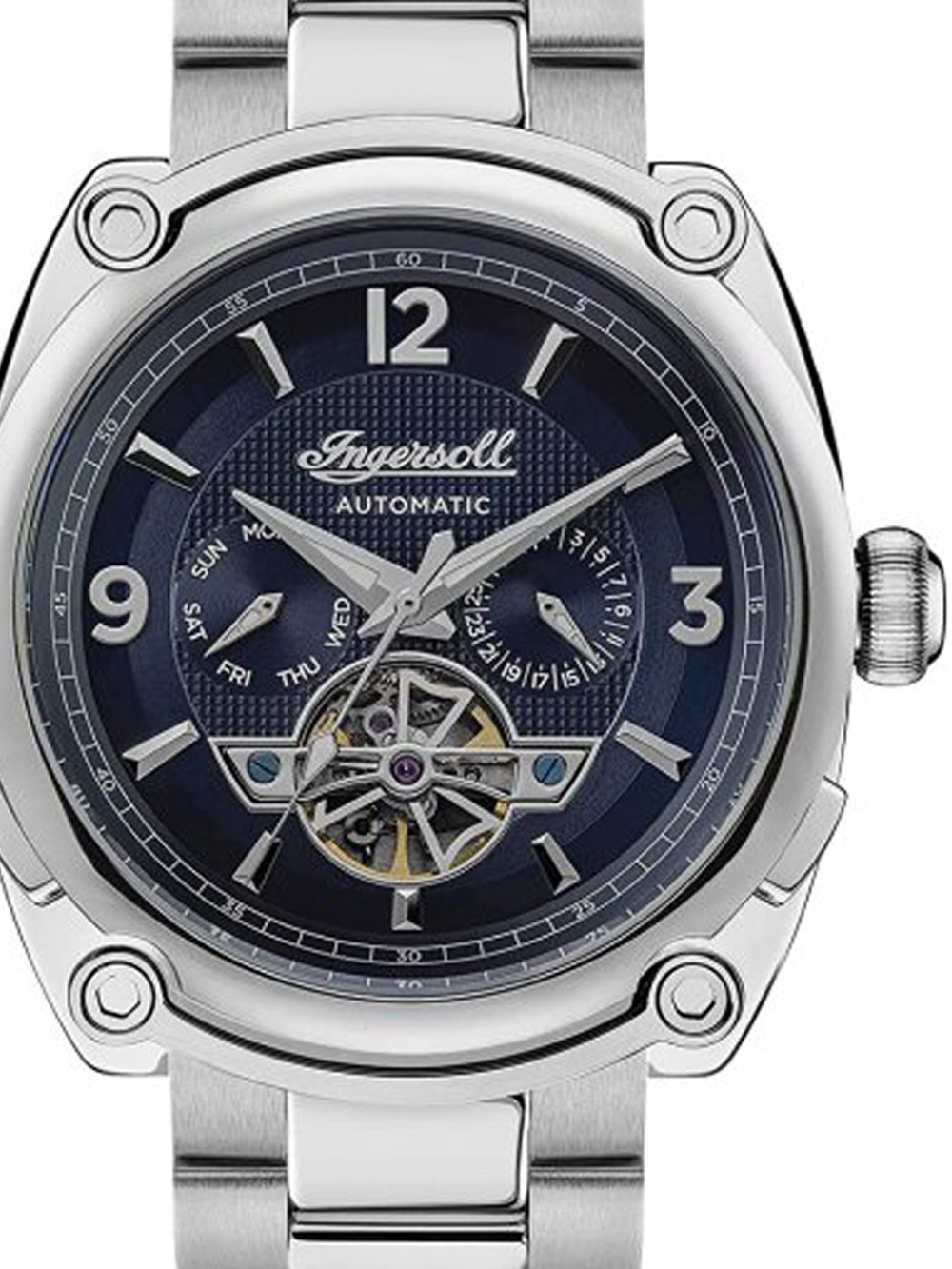 orologio uomo Ingersoll I01107 The Michigan Automatic Mens Watch 45mm 5ATM
